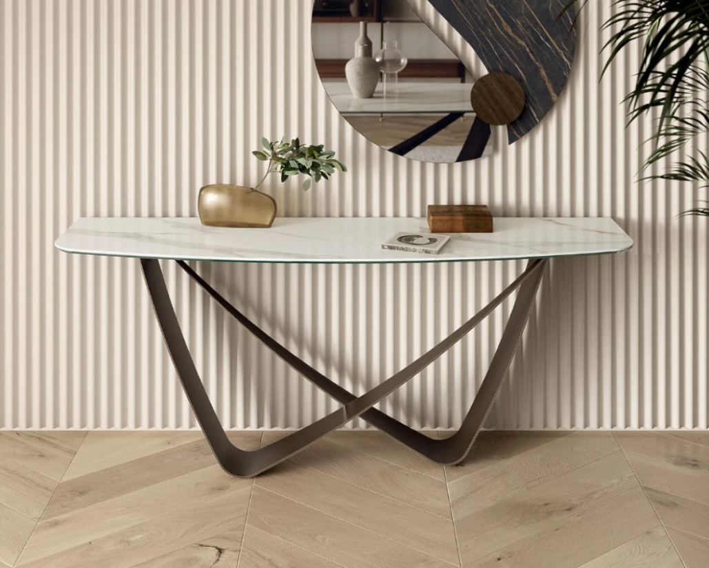 marble console table